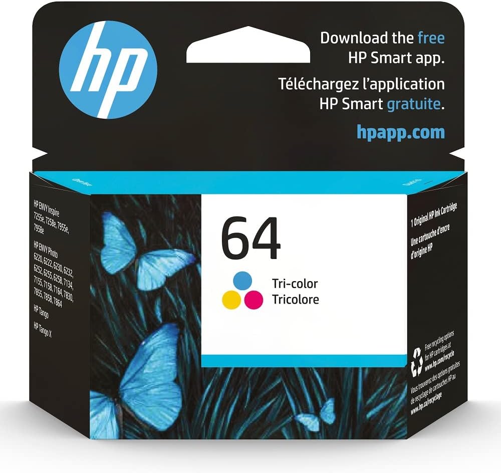 Cartucho de tinta tricolor HP 64 