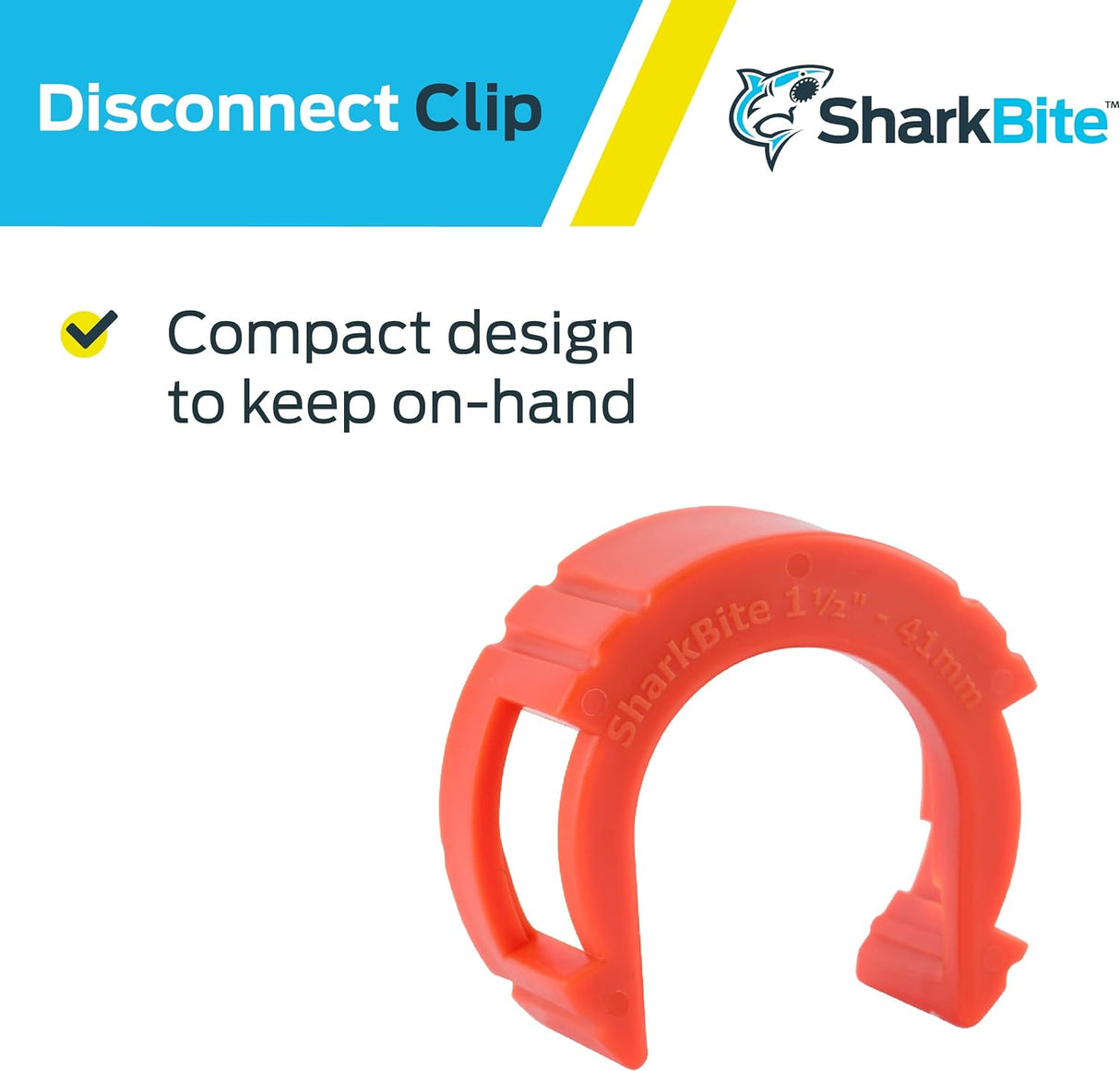 Clip de desconexión SharkBite (1-1/2 pulg.)