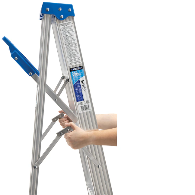 Werner 360 Aluminum 6-ft Type 1- 250-lb Capacity Step Ladder