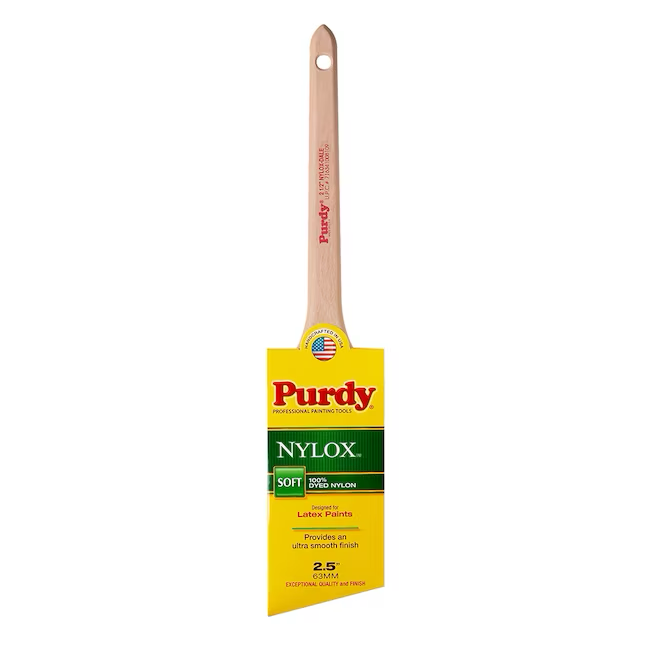 Purdy Nylox 2-1/2-in Nylon Angle Paint Brush (Trim Brush)