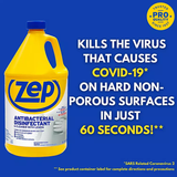 Zep Commercial Antibakterielles Desinfektions- und Reinigungsmittel mit Zitrone (1 Gallone)