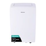 Hisense 8000-BTU DOE (115-Volt) White Vented Wi-Fi enabled Portable Air Conditioner with Remote Cools 350-sq ft