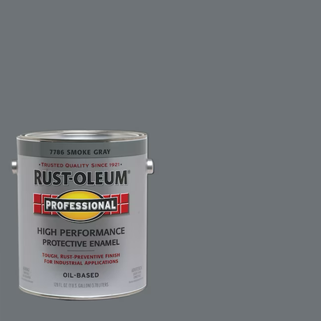Rust-Oleum Professional Gloss Smoke Gray Interior/Exterior Oil-based Industrial Enamel Paint (1-Gallon)