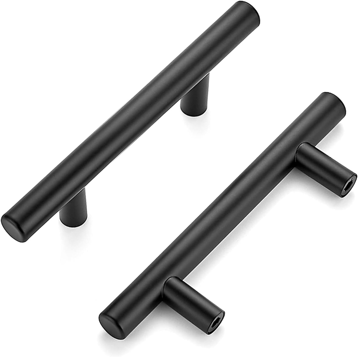 SABER SELECT 5 in. Length with 3 in. Center Cabinet Pulls (5-Pack, Matte Black)