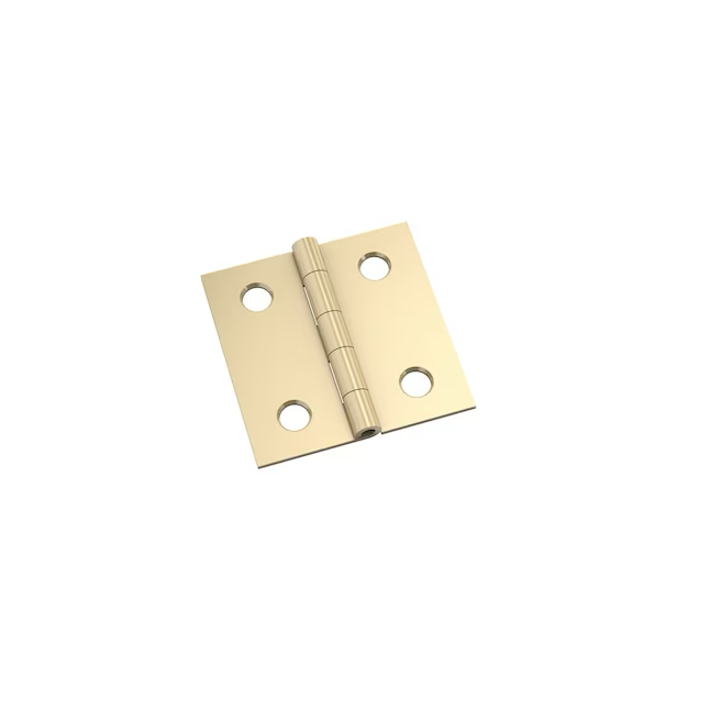 RELIABILT 1-in H Gold Mortise Interior Door Hinge (4-Pack)