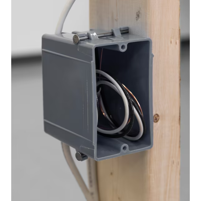 Caja eléctrica de interruptor/tomacorriente de trabajo nueva de PVC de 1 unidad Gardner Bender