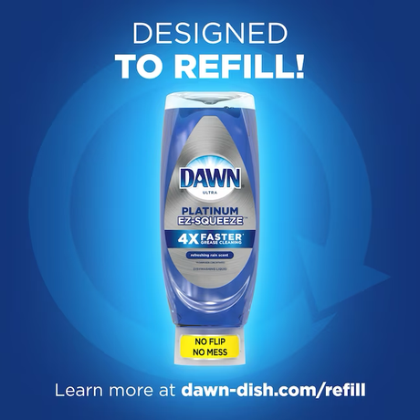 Dawn Platinum EZ-SQUEEZE 24.3-oz Refreshing Rain Dish Soap
