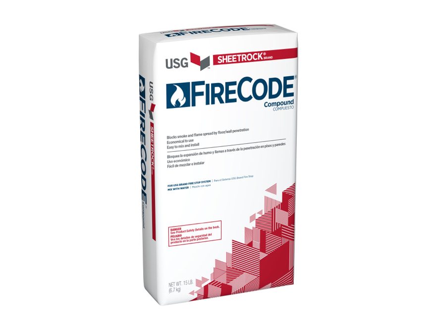 Compuesto para juntas FireCode marca USG Sheetrock (15 libras)