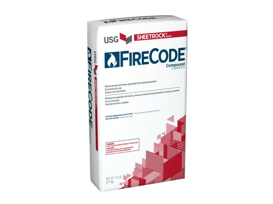 Compuesto para juntas FireCode marca USG Sheetrock (15 libras) – Saber ...