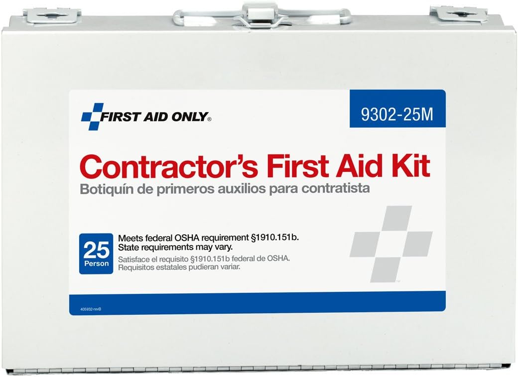 First Aid Only 178 Piece Contractor's First Aid Kit (9302-25M)