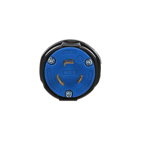 Eaton Arrow Hart 20-Amp 250-Volt NEMA L6-20p 3-wire Grounding Industrial Locking Plug, Blue