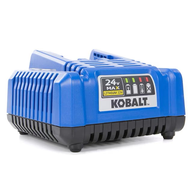 Cortasetos con batería Kobalt de 24 voltios y 24 pulgadas, 2 Ah (batería y cargador incluidos)