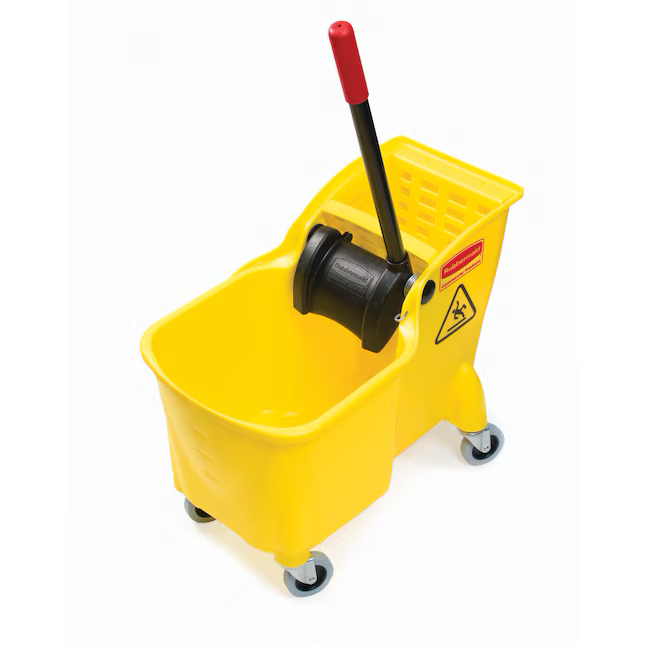 Rubbermaid Commercial Products Tandem 31-quart Commercial Mop Wringer Bucket with Wheels