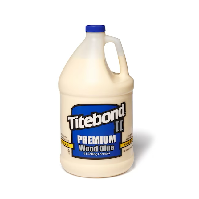 Titebond II Premium Wood Glue Yellow, Interior/Exterior Wood Adhesive (128-fl oz)