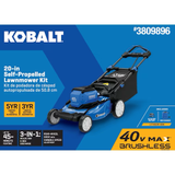 Kobalt Gen4 40-volt 20-in Cordless Self-propelled Lawn Mower 6 Ah (Battery and Charger Included)