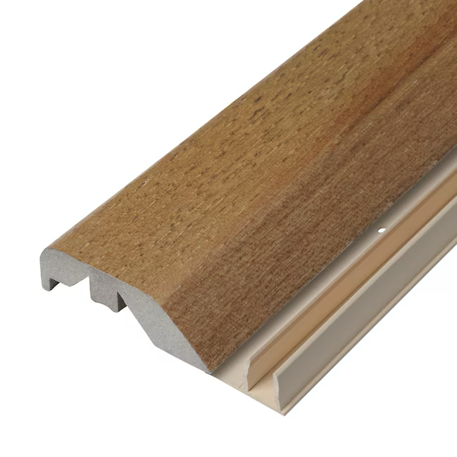 Project Source Glenwood Springs Hickory 0.66-in T x 2.14-in W x 84-in L Wood 4-in-1 Floor Moulding