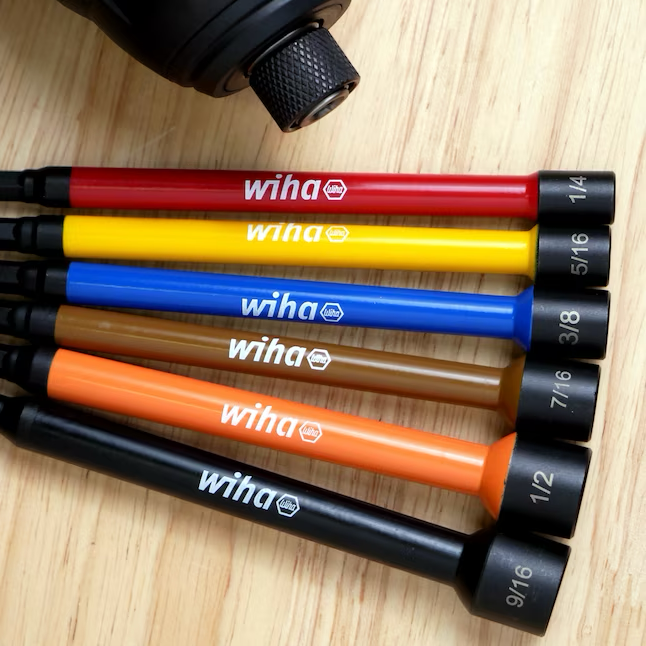 Wiha Color Coded Magnetic 1/4-in x 6-in Hex Nut Driver