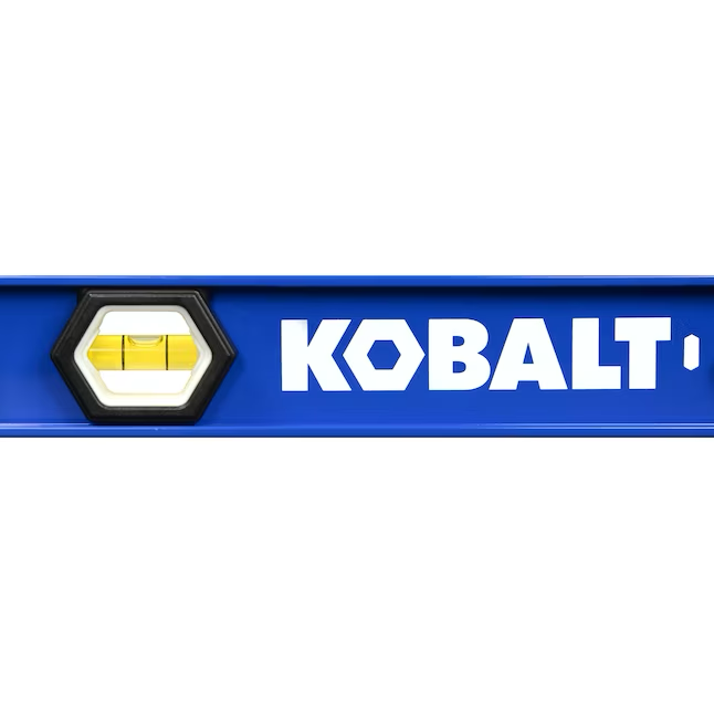 Nivel de viga en I de aluminio Kobalt de 24 pulgadas y 3 viales