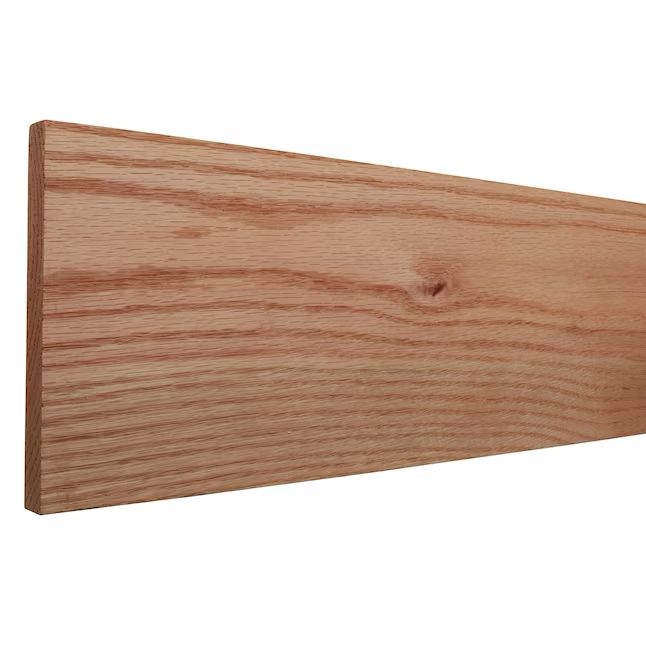 RELIABILT 1-in x 8-in x 4-ft Unfinished Red Oak Board