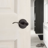 RELIABILT Olivia - Manija de puerta de privacidad para interior de cama/baño, color bronce antiguo