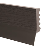 Royal Building Products Burlete de PVC marrón para garaje de 9 pies x 2 pulgadas x 7/16 pulgadas
