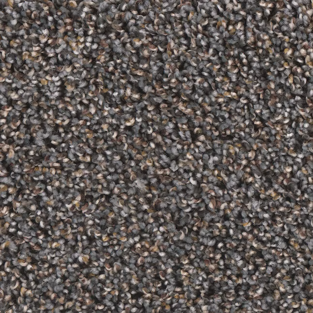 STAINMASTER SOS Thesis Composition Blue 54-oz sq yard Polyester Textured Indoor Carpet