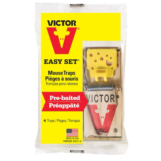 Trampas para ratones Victor (paquete de 4)