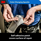 3M Blue-to-White 8-oz Color-changing, Heavy Duty, Waterproof Interior/Exterior Blue Spackling Kit