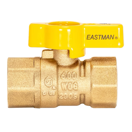 Eastman 1/2-in Fip x 1/2-in Fip Straight Gas Ball Valve
