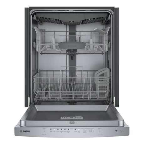 Bosch 300 Series Top Control 24-in Smart Built-In Dishwasher With Third Rack (Stainless Steel), 48-dBA