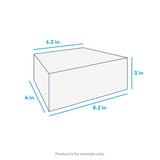 3-in H x 8.2-in L x 4-in D Jaxon Concrete Retaining Wall Block