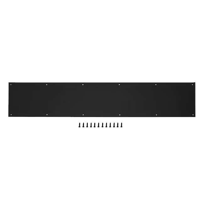 RELIABILT 8-in W x 34-in H Kick Plate (Black)