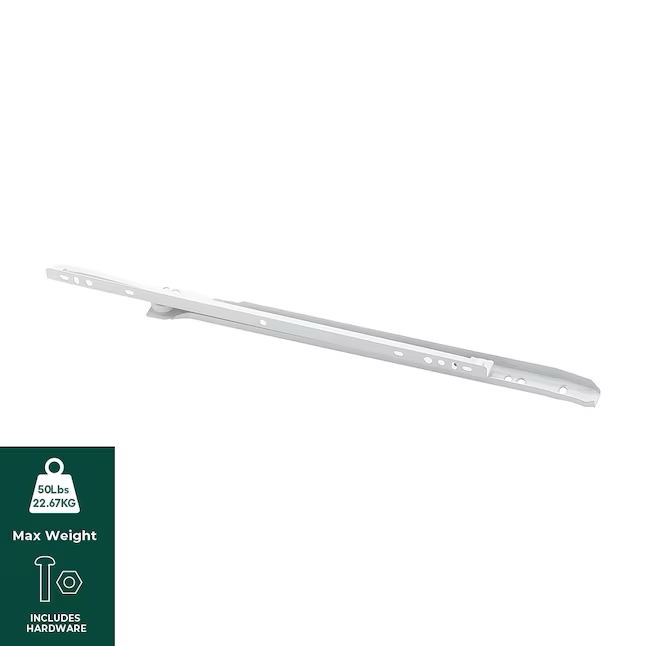 RELIABILT 22-in Self-closing Undermount Mount Drawer Slide 50-lb Load Capacity (2-Pieces)