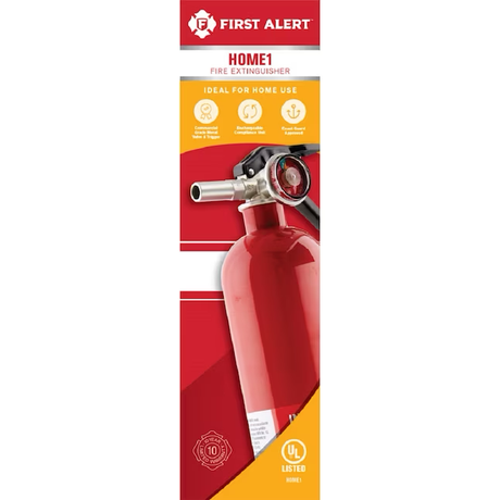First Alert Rechargeable 1-a:10-b:c Residential Fire Extinguisher