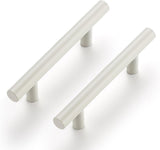 SABRE SELECT 5 pulgadas de largo con tiradores centrales de gabinete de 3 pulgadas (paquete de 5, blanco)