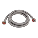Eastman 72-in 3/4-in Fht Inlet x 3/4-in Fht Outlet Braided Stainless Steel Steam Dryer Installation Kit