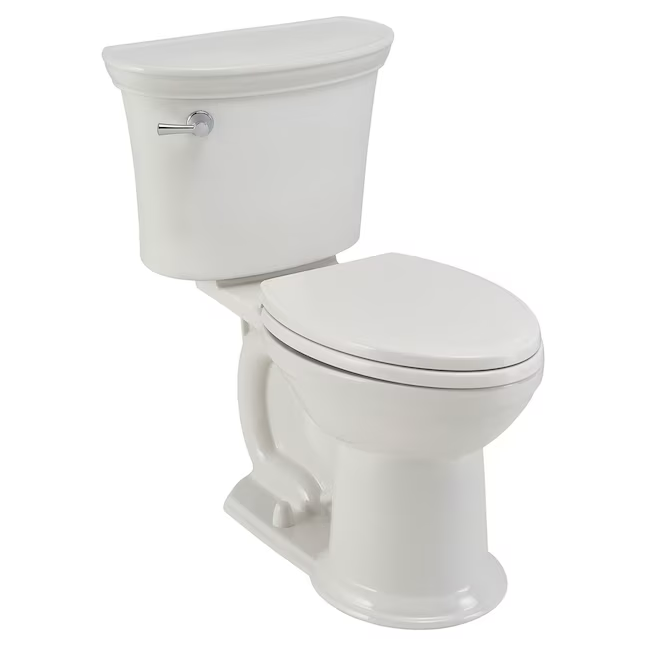 American Standard Esteem VorMax White Elongated Chair Height 2-piece WaterSense Soft Close Toilet 12-in Rough-In 1.28-GPF