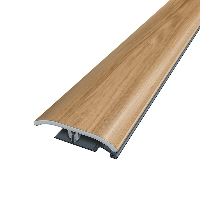Project Source Cornsilk 0.23-in T x 2-in W x 78.7-in L Vinyl 4-in-1 Floor Moulding