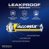 Allmax AAA-Alkalibatterien mit maximaler Leistung (Großpackung mit 100 Stück) 