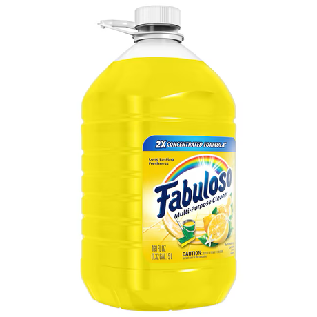 Limpiador multiuso líquido de limón Fabuloso de 169 onzas