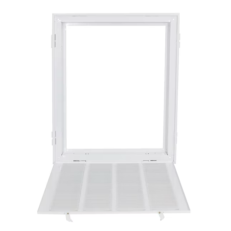 EZ-FLO 16 in. x 20 in. (Duct Size) Steel Return Air Filter Grille White