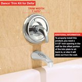 Danco Chrome 1-handle Bathtub and Shower Faucet