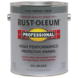 Pintura de esmalte industrial a base de aceite para interiores y exteriores Rust-Oleum Professional Gloss Smoke Grey (1 galón)