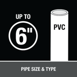 Cemento de PVC transparente Oatey mediano de 8 onzas líquidas