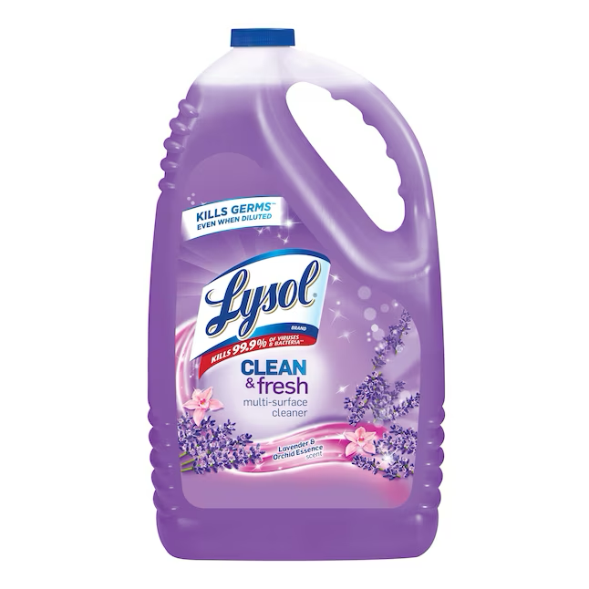 LYSOL 144-oz Lavender and Orchid Disinfectant Liquid All-Purpose Cleaner