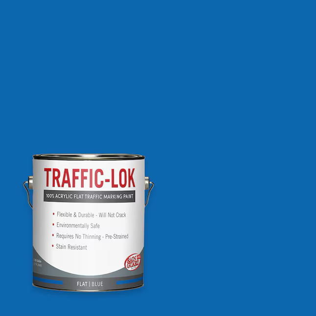 RainguardPro Traffic-Lok Pintura acrílica azul/plana para rayas