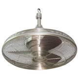 Harbor Breeze Valdosta 20-in Brushed Nickel Indoor/Outdoor Cage Ceiling Fan (3-Blade)