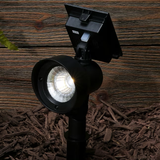 Portfolio 20-Lumen Black Solar LED Flood Light