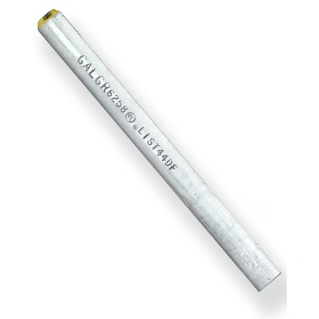Galvan Grounding Rods, 0.625-in Diameter, 96-in Length, UL Listed, Meets National Electric Code Requirements
