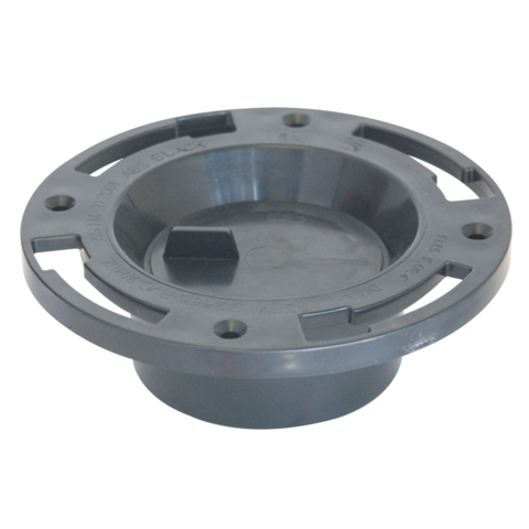 Eastman 4 in. x 3 in. Hub ABS Closet Flange with Knockout
